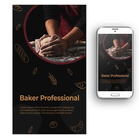 西点面包制作海报