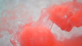 橙色烟雾缭绕抽象动态背景视频