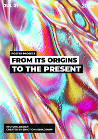 液态流动炫酷几何质感海报系列