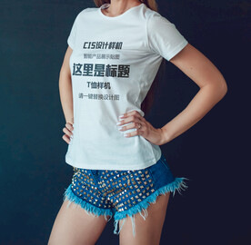 女装T恤样机