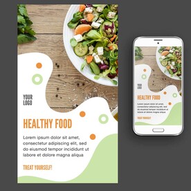 轻食主义蔬菜沙拉海报