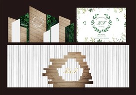 森系婚礼  展示区