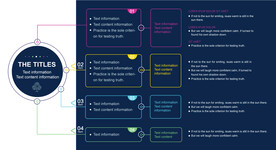 商务PPT四个分项信息图表结构