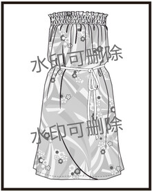 服装设计连衣裙女装款式衬衫T恤