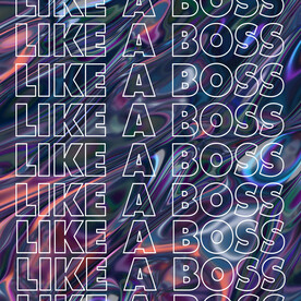 高级幻彩流体高饱和质感海报系列