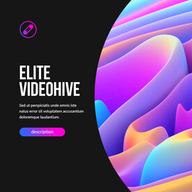 高级幻彩流体高饱和质感海报系列