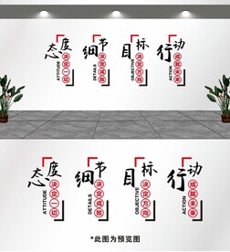 态度细节目标行动