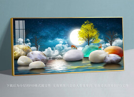 石来运转装饰画