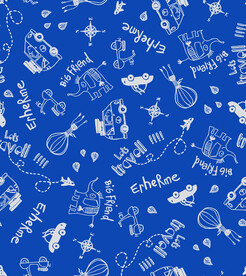 卡通 线条 几何 汽车 字母