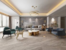 仿古砖瓷砖空间效果图