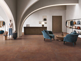 仿古砖瓷砖空间效果图