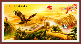 长城油画风景画