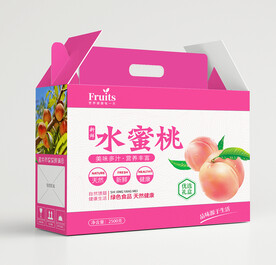 水蜜桃包装 桃子包装礼盒