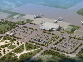 飞机场规划设计案例鸟瞰图