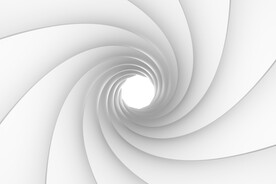 螺旋灰色科技线条