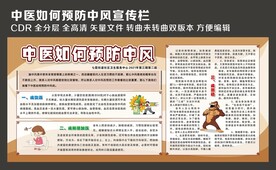 中医如何预防中风 宣传栏