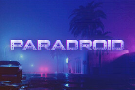 置换图文赛博朋克故障风海报系列