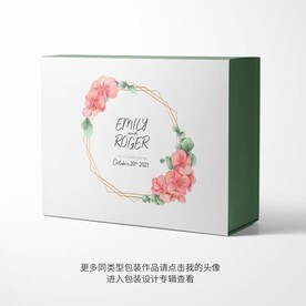 精品包装盒设计平面图