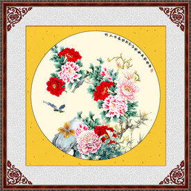 花开富贵牡丹图