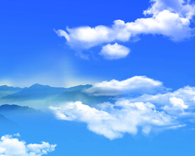 蓝天白云