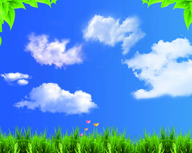 蓝天白云