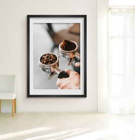 咖啡把手挂画