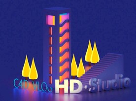 C4D建筑场景动画编辑文件