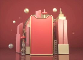 88款立体场景C4D工程源文件