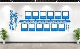 企业发展历程文化墙