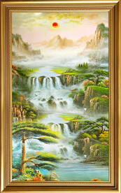 玄关山水画