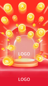 电商手机app启动页海报