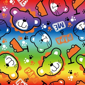 卡通 渐变 童装 可爱