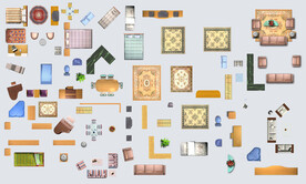 海报地产开发广告室内彩屏高清