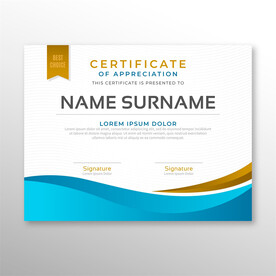 优秀员工颁奖荣誉证书模板设计