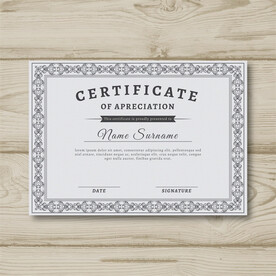 优秀员工颁奖荣誉证书模板设计