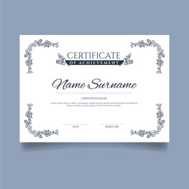 优秀员工颁奖荣誉证书模板设计