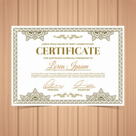 优秀员工颁奖荣誉证书模板设计