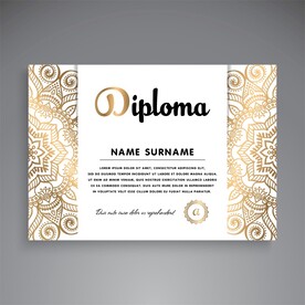 优秀员工颁奖荣誉证书模板设计