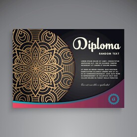 优秀员工颁奖荣誉证书模板设计