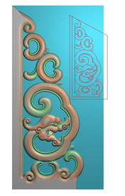 草龙勾子通花镂空通透屏风底座衣