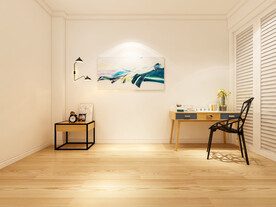 北欧风卧室背景墙场景空景