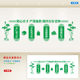 师德文化墙  