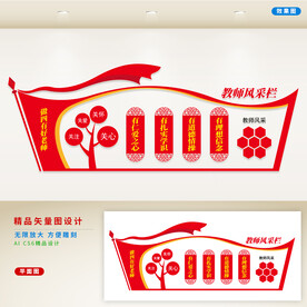 师德文化墙  