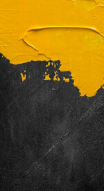 北欧立体黄色笔刷油画玄关装饰画