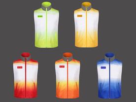 渐变色马甲效果图