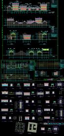 古商业街道立面图纸