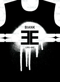 潮流男装印花 高清分层