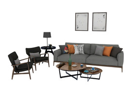 沙发组合模型