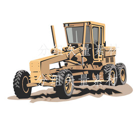  铲车卡通