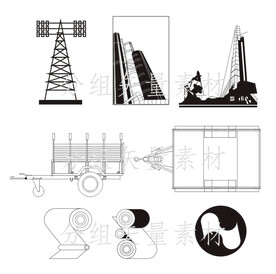 工程机械 工地素材